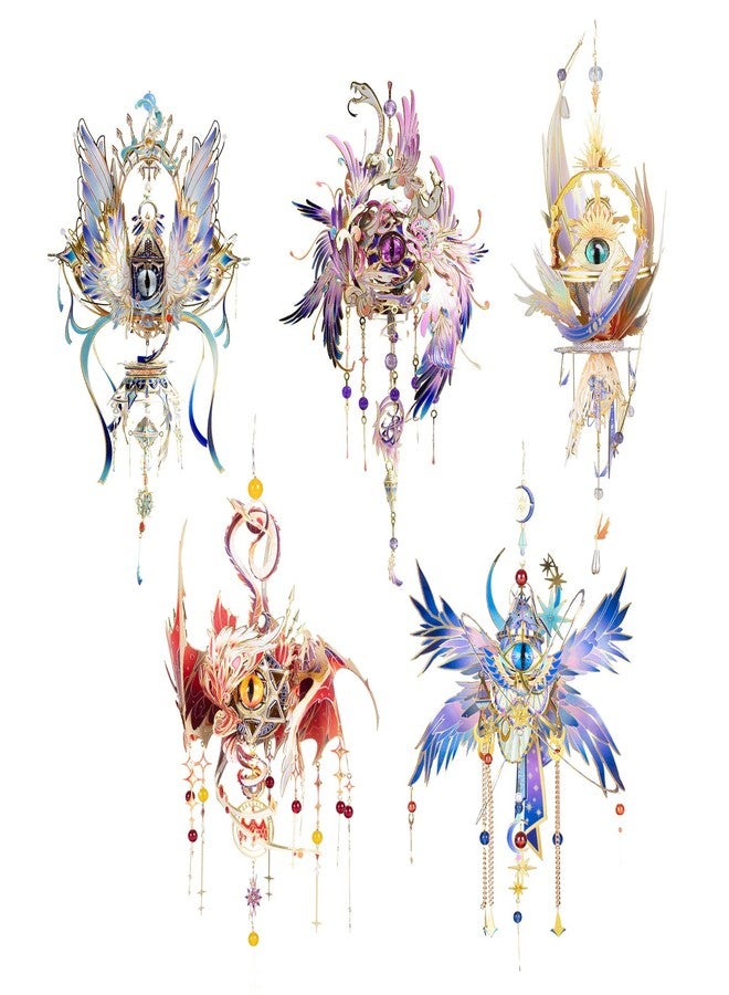 مو مجموعة نماذج ألغاز معدنية ثلاثية الأبعاد من MU للبالغين، لبناء عين الملاك الحمراء، أحجية Wedjat-Eyes الفولاذية، أساطير قديمة، قوة سحرية، مجموعات DIY، ديكور منزلي لعيد ميلاد الأب، رأس السنة، عيد الميلاد - Image 2